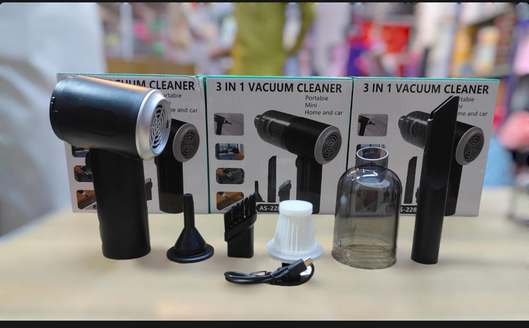 VIRTUALBAZAAR-3 IN 1 PORTABLE VACUUM