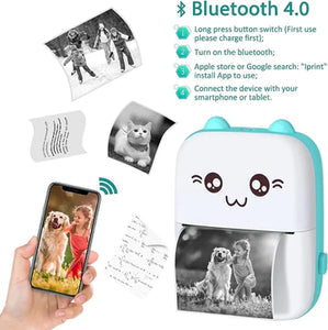 VIRTUALBAZAAR-MEOW PHOTO BLUETOOTH THERMAL PRINTER