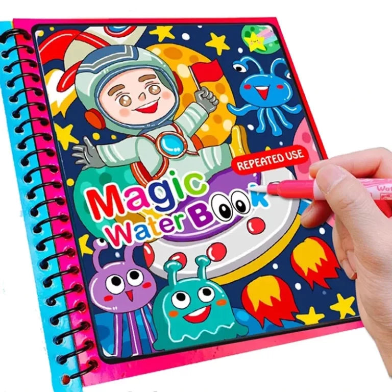 VirtualBazaar-Reusable Magic Water Coloring Book