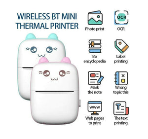 VIRTUALBAZAAR-MEOW PHOTO BLUETOOTH THERMAL PRINTER